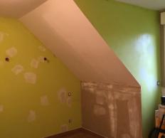 Peinture décoration d’une chambre à Abscon